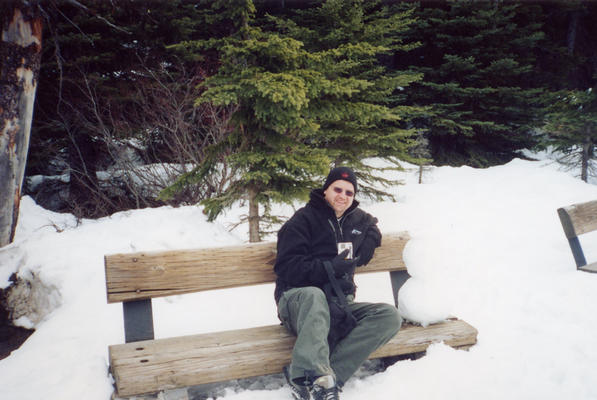 Brett at Lake Louise