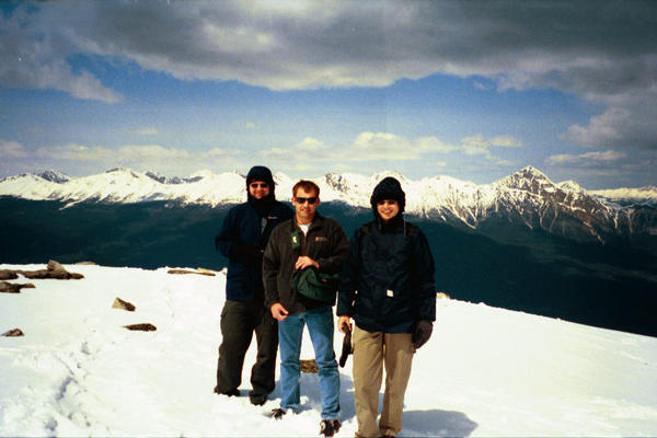 Pete Brett Steve on Whistler Mt