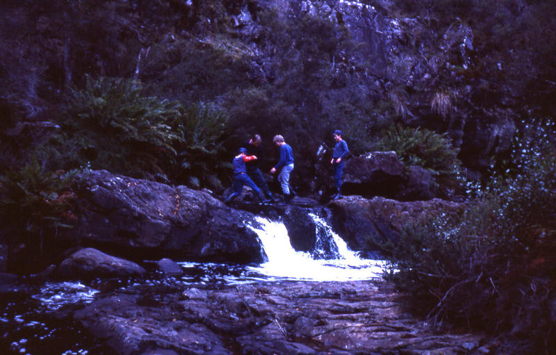 14 Graham and kids at McKenzie Falls