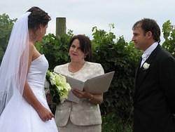 07 Allison, Peter and the marriage celebrant