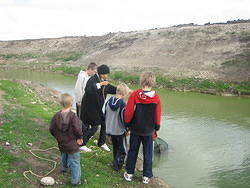 Yabbying at Patricks Dam